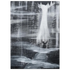 Night Monster Black & White Deer Art Poster